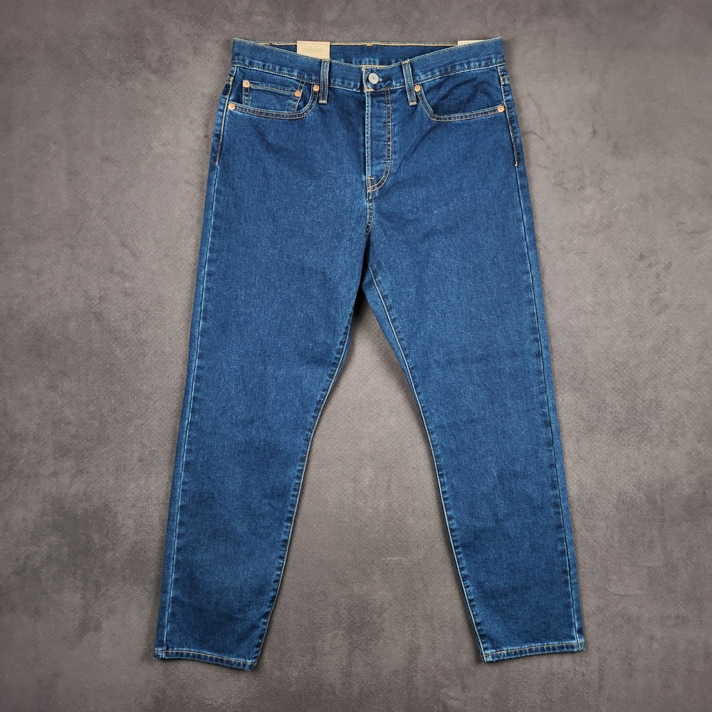 Levis‎ Wedgie Fit Jeans Womens 31 Blue High Rise Button Fly Tapered Ankle NEW